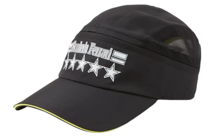 PUMA Polyester, Cotton, Polyamide, Elastane Baseball Caps Unisex Black