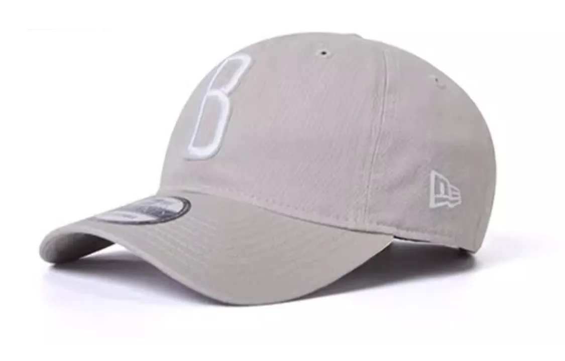 New Era Cotton Baseball Caps Unisex Gray