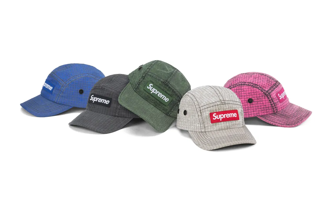 Supreme Distressed Ripstop Camp Cap