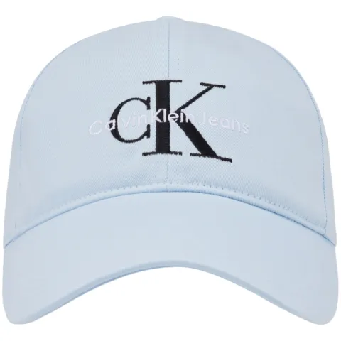 CALVIN KLEIN 100% Cotton Baseball Caps Unisex Misty Blue