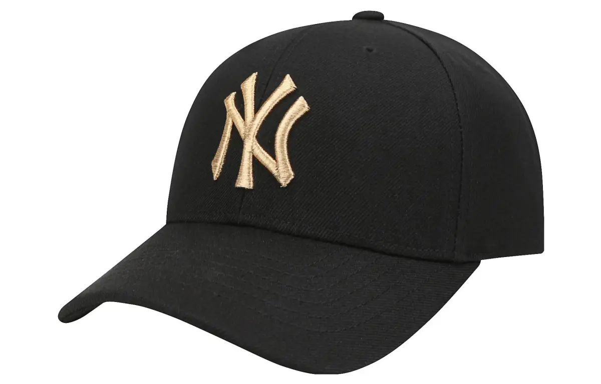 MLB Cotton Baseball Caps Unisex Black