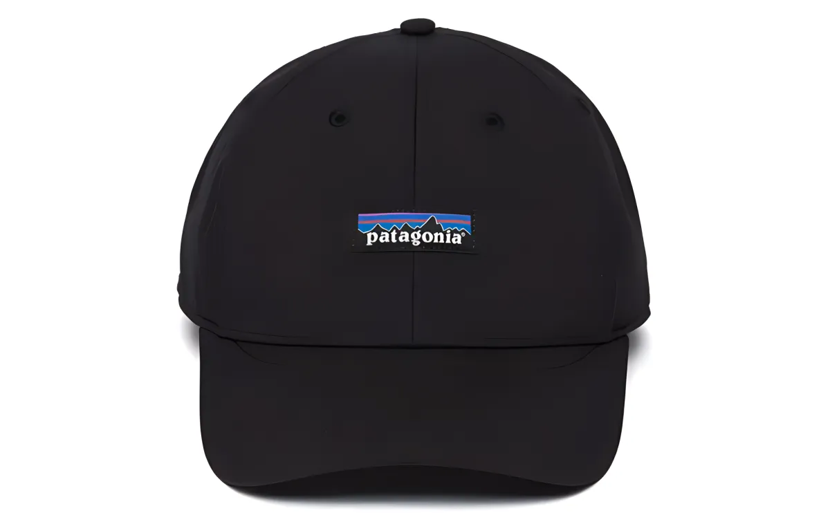 Patagonia Polyester Baseball Caps Unisex Black
