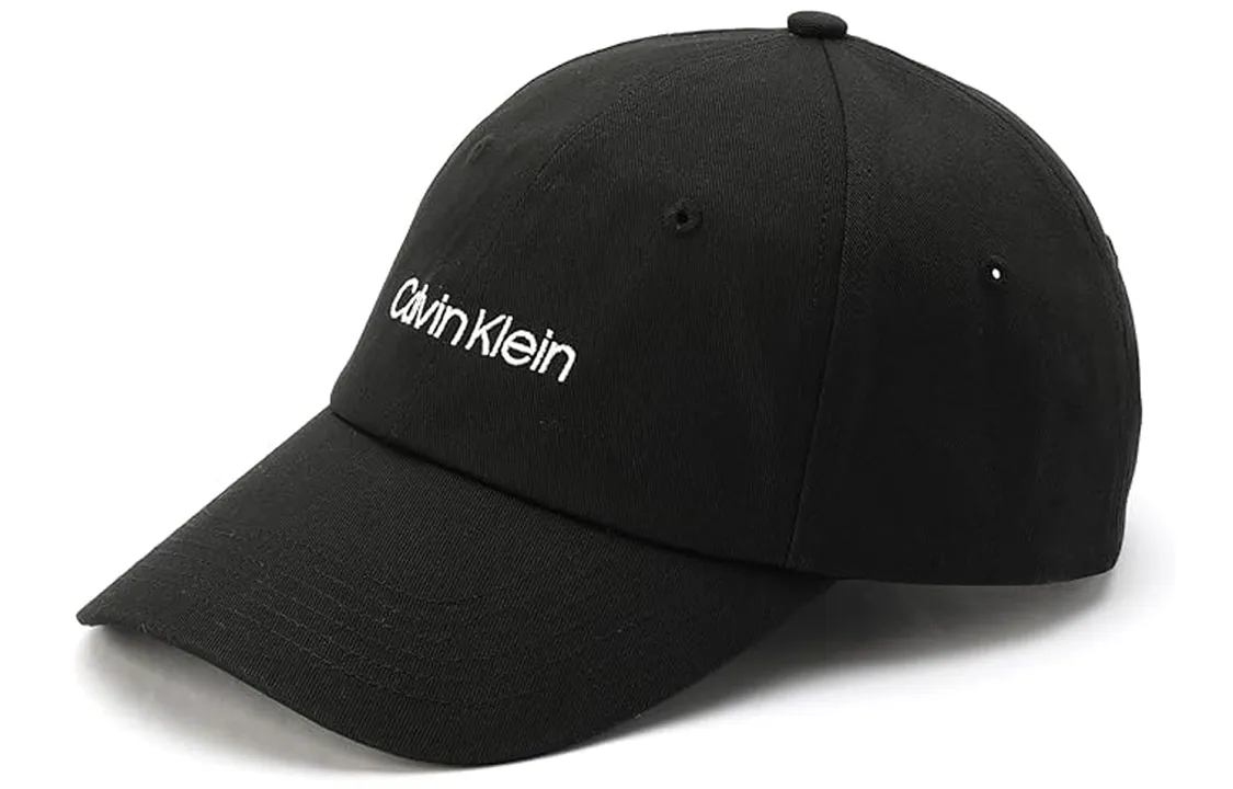 CALVIN KLEIN Cotton Baseball Caps Men's Black