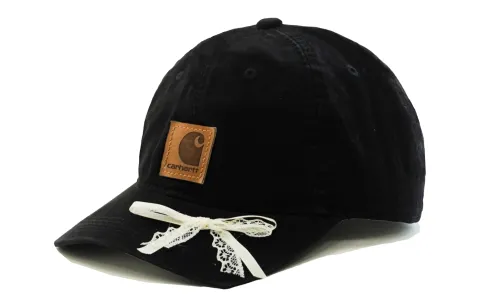 Carhartt Cotton Baseball Caps Unisex Black