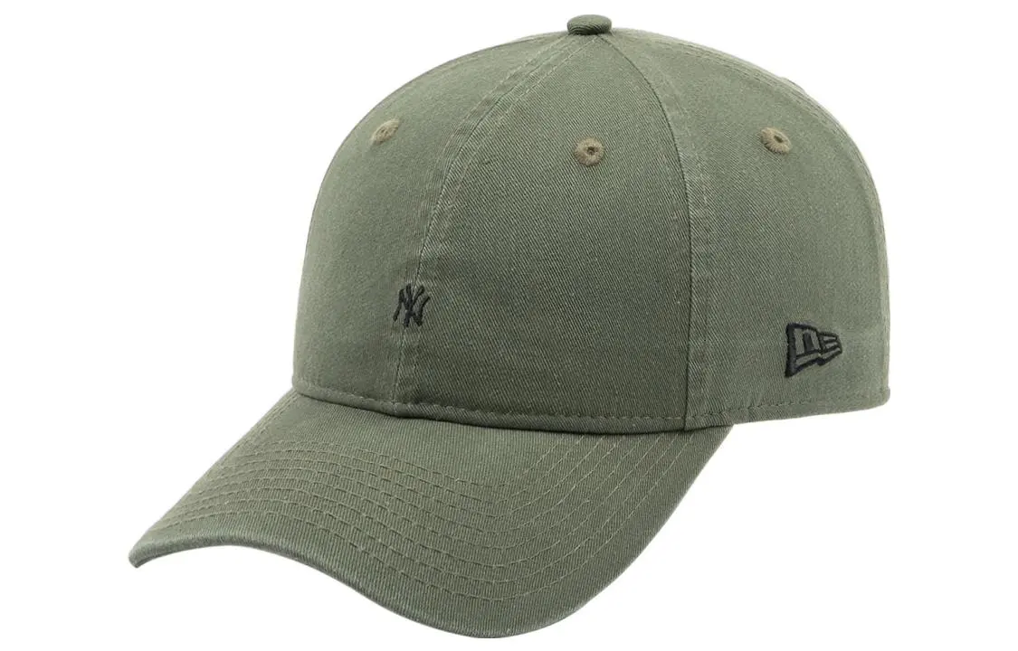 New Era Cotton Baseball Caps Unisex Army Green