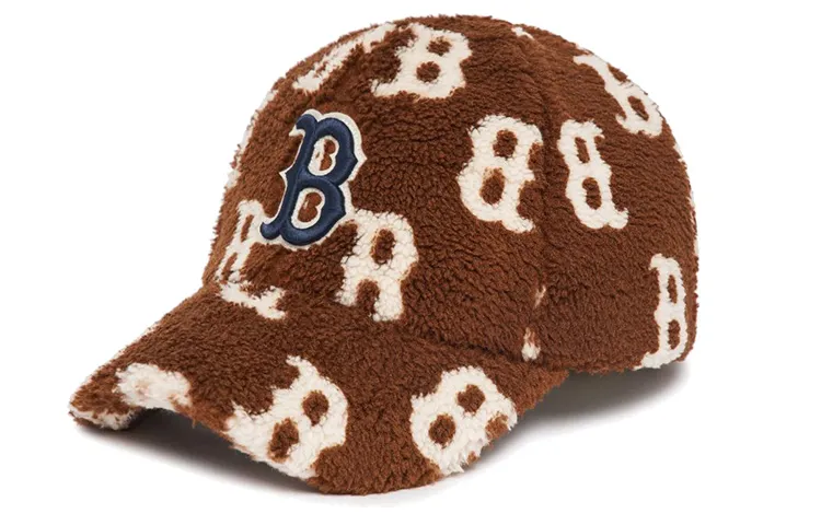 MLB Polyester Baseball Caps Unisex Camel