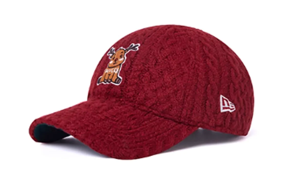 New Era Cartoon Pattern Cotton, Acrylic, Polyester Baseball Caps Unisex Red