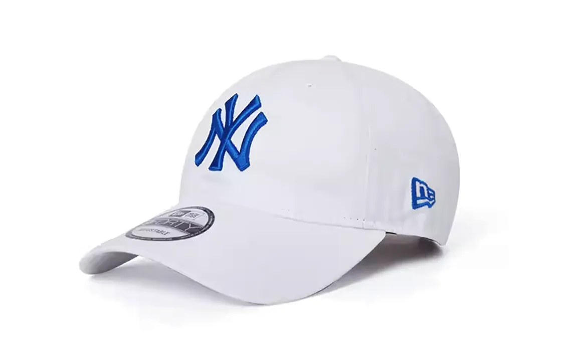 New Era Cotton Baseball Caps Unisex White