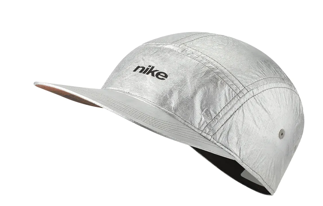 Nike Polyethylene Baseball Caps Unisex Silver