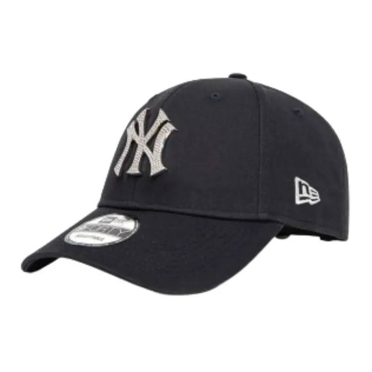 New Era Cotton Baseball Caps Unisex Marine Blue