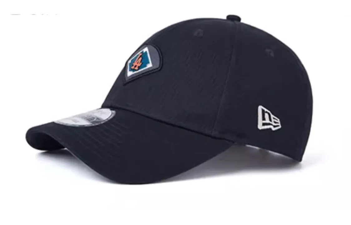 New Era Cotton Baseball Caps Unisex Dark Navy Blue