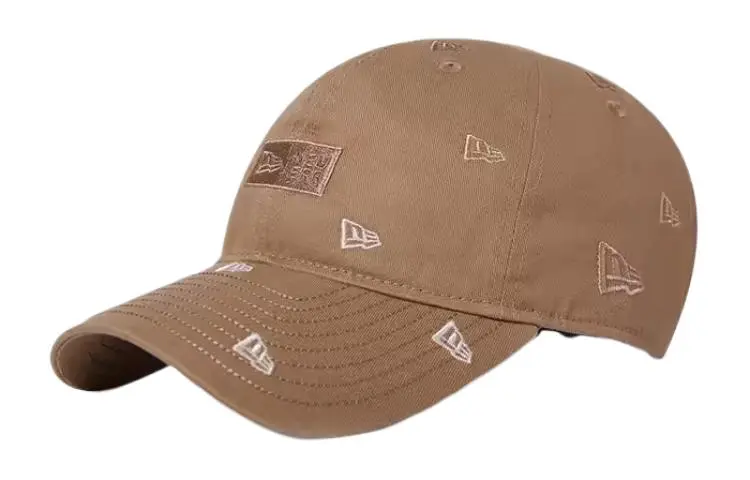 New Era Cotton, Polyester Baseball Caps Unisex Khaki