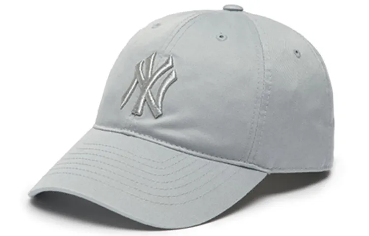 MLB Cotton Baseball Caps Unisex Gray