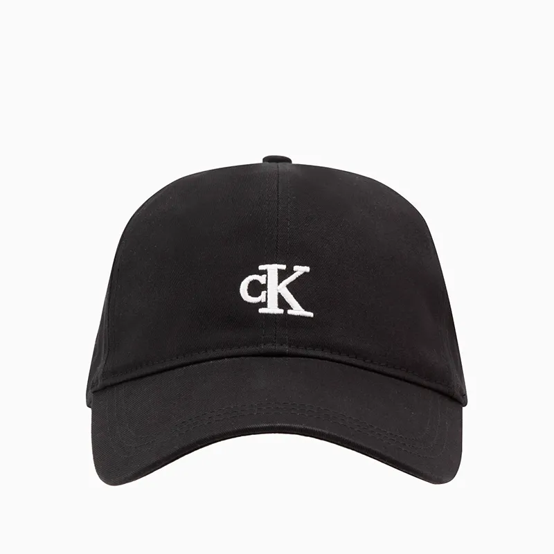 CALVIN KLEIN Cotton Baseball Caps Unisex Black