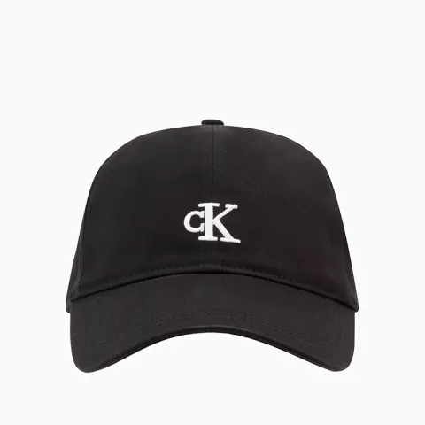 CALVIN KLEIN Cotton Baseball Caps Unisex Black