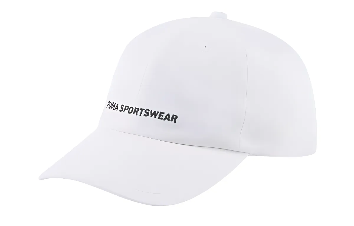 PUMA Cotton Baseball Caps Unisex White