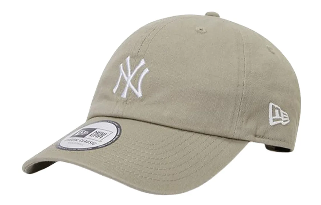 New Era Cotton Baseball Caps Unisex Khaki