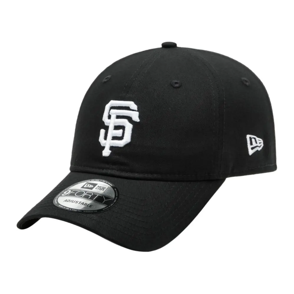 New Era x MLB Cotton Baseball Caps Unisex Black