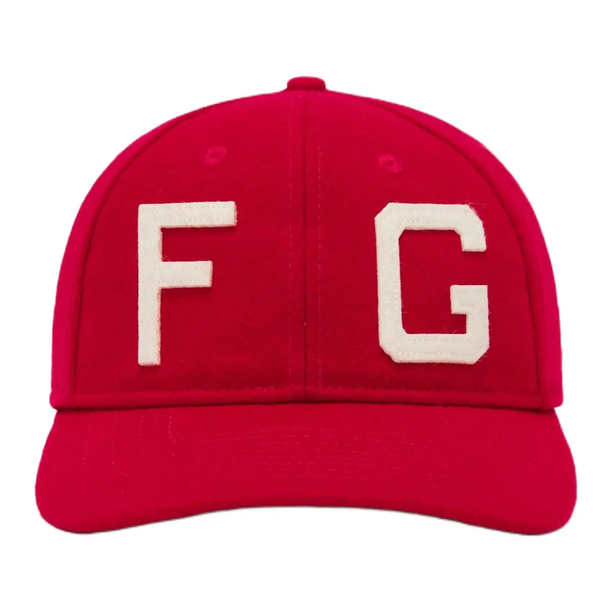 Fear Of God x New Era Wool Baseball Caps Unisex Red