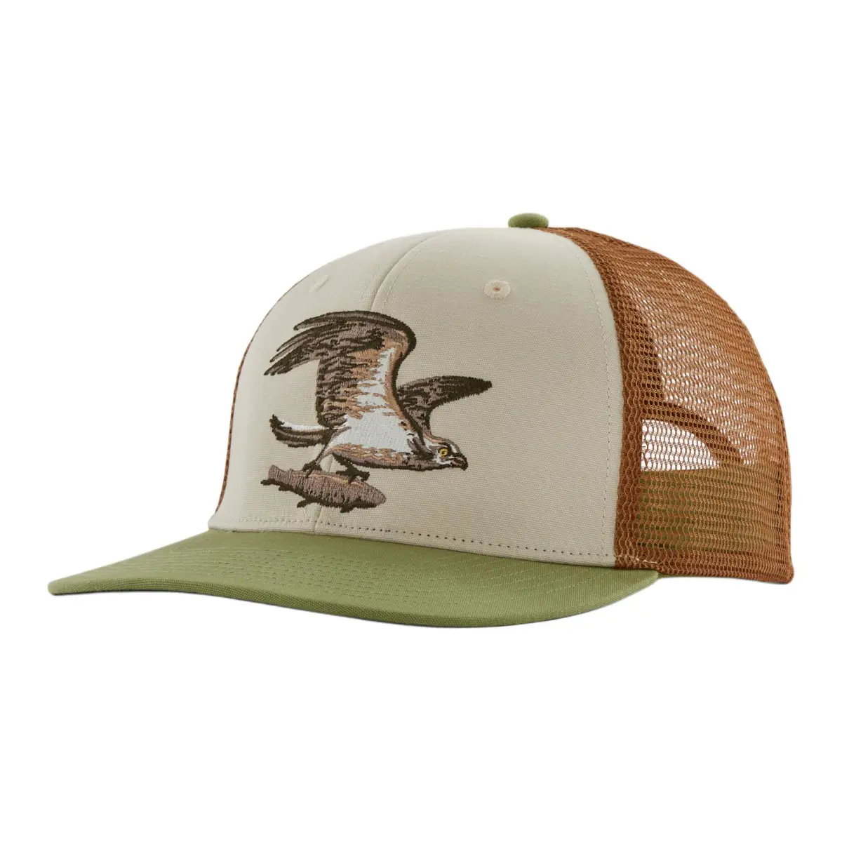 Patagonia Original Design Recycled Fishnet, Organic Cotton, Recycled Polyester Baseball Caps Unisex Brown