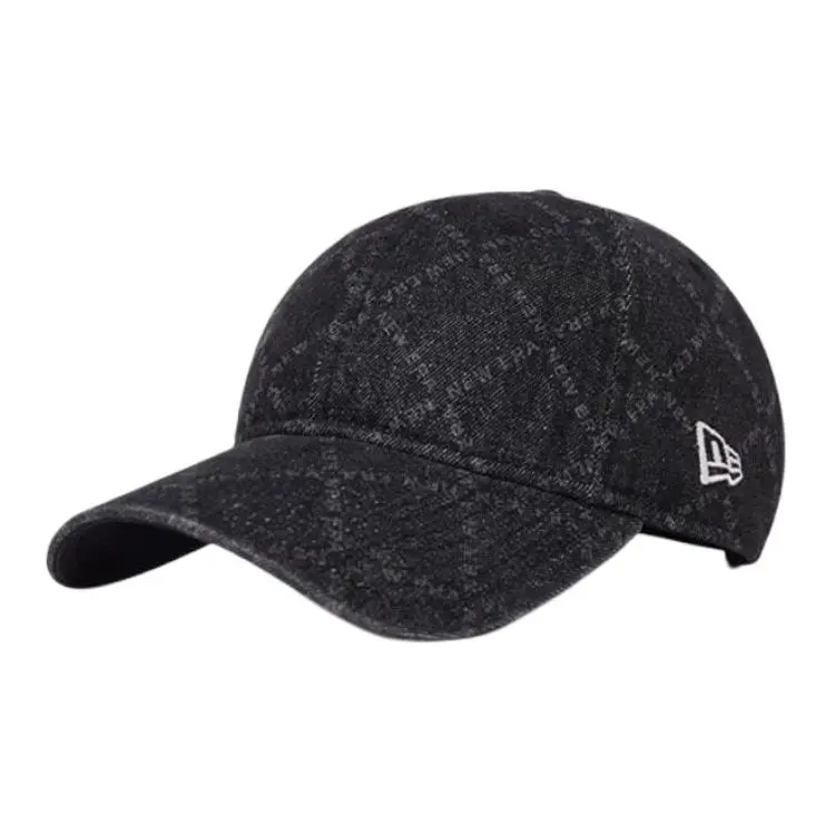 New Era Cotton Baseball Caps Unisex Black