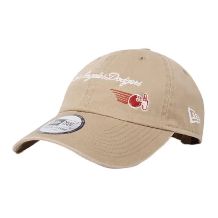 New Era Cotton Baseball Caps Unisex Khaki