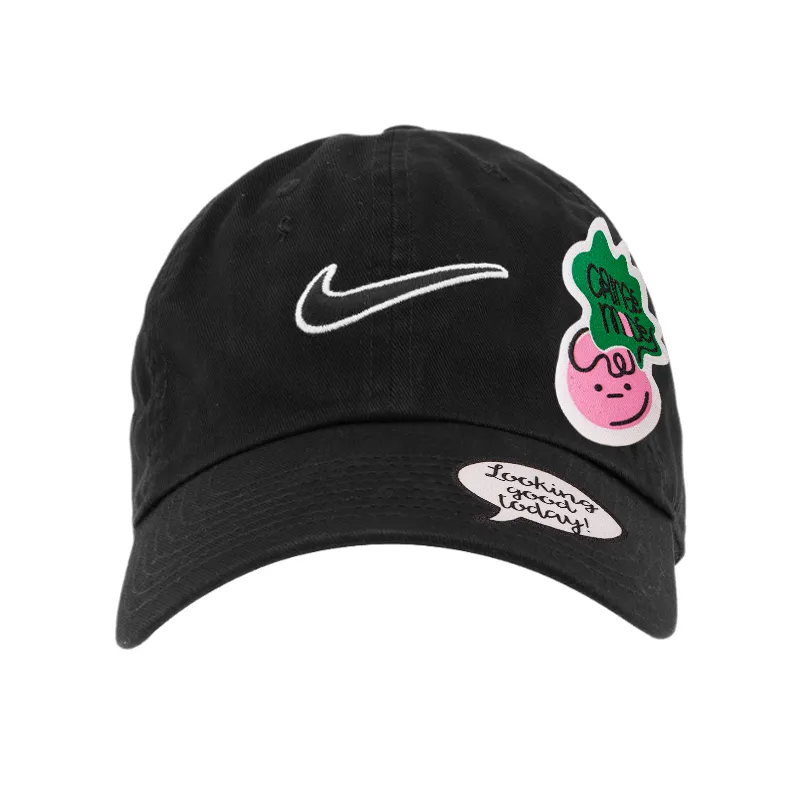 Nike Polyester Baseball Caps Unisex Black