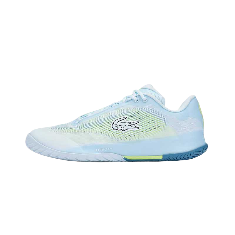 LACOSTE AG LT Tennis Shoes Men’s Low Top Light Blue/Yellow
