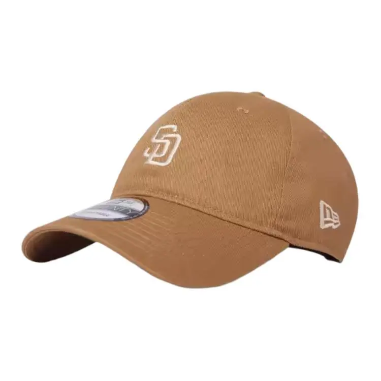 New Era Cotton Baseball Caps Unisex Khaki