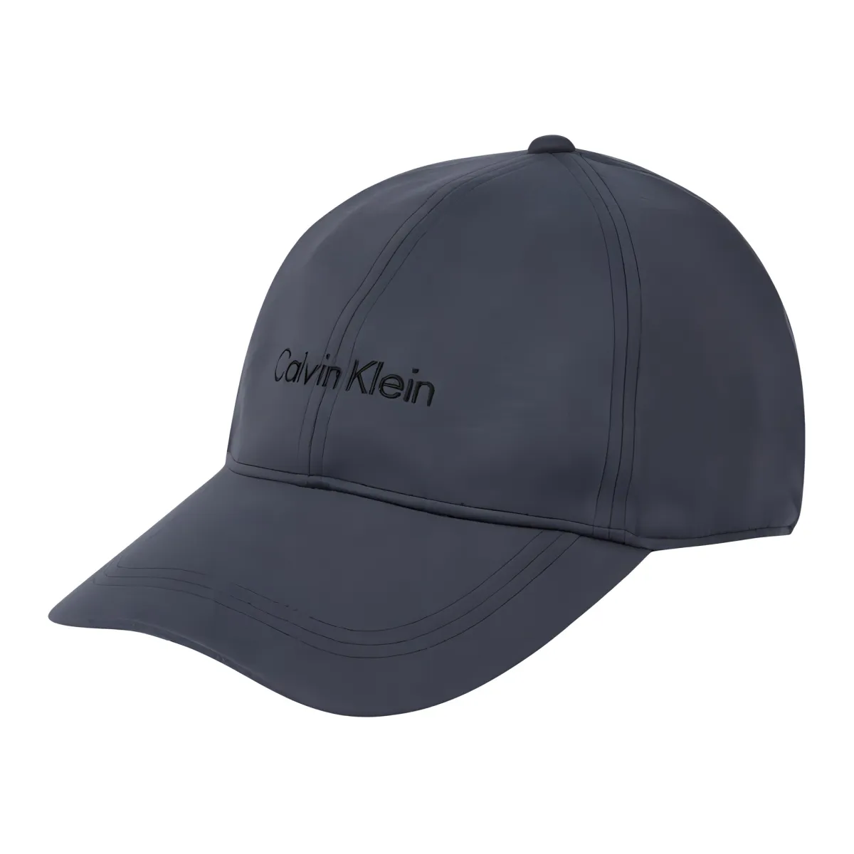 CALVIN KLEIN Polyurethane Polyester Baseball Caps Women's Gray