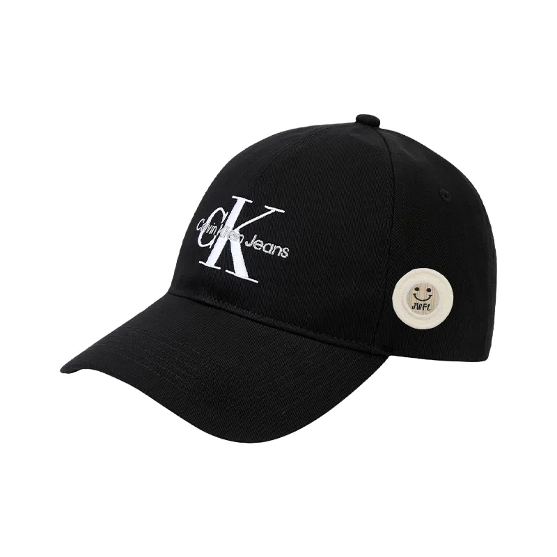 CALVIN KLEIN Cotton Baseball Caps Unisex Black