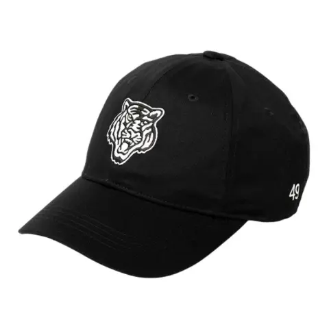 Onitsuka Tiger Original Design Cotton Baseball Caps Unisex Black