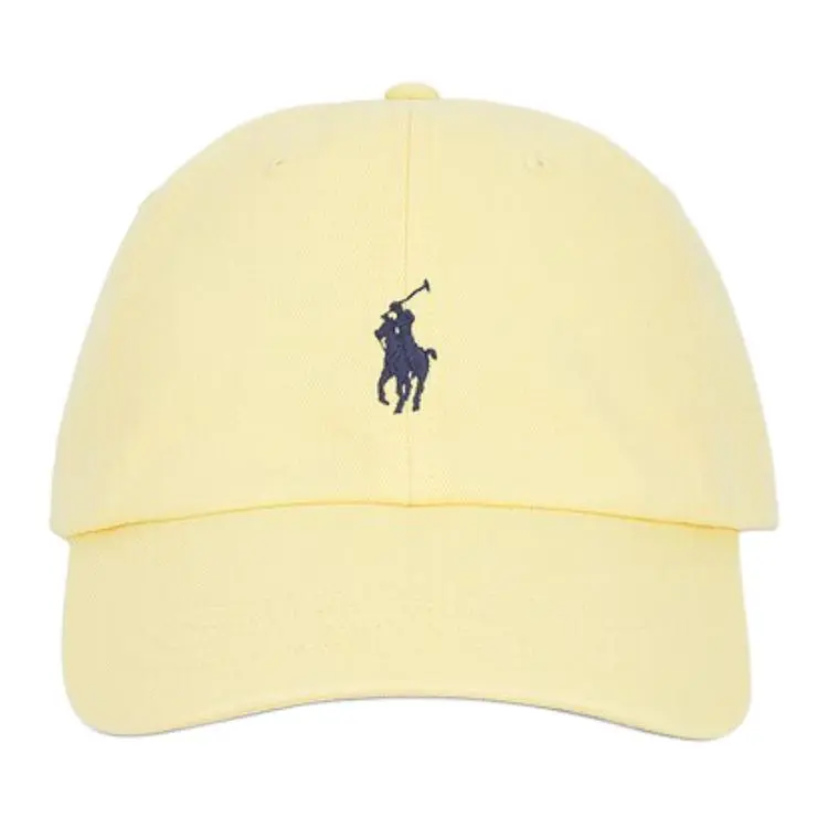 Polo Ralph Lauren Sports Cotton Twill Baseball Caps Men's Yellow