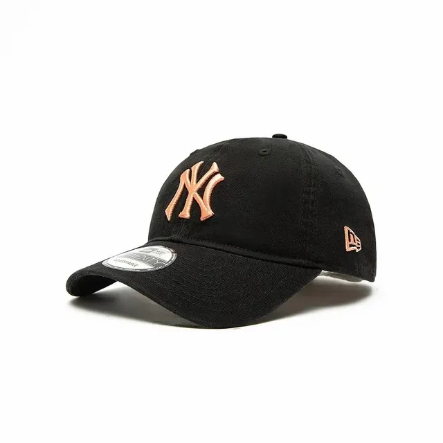 New Era Cotton Baseball Caps Unisex Black