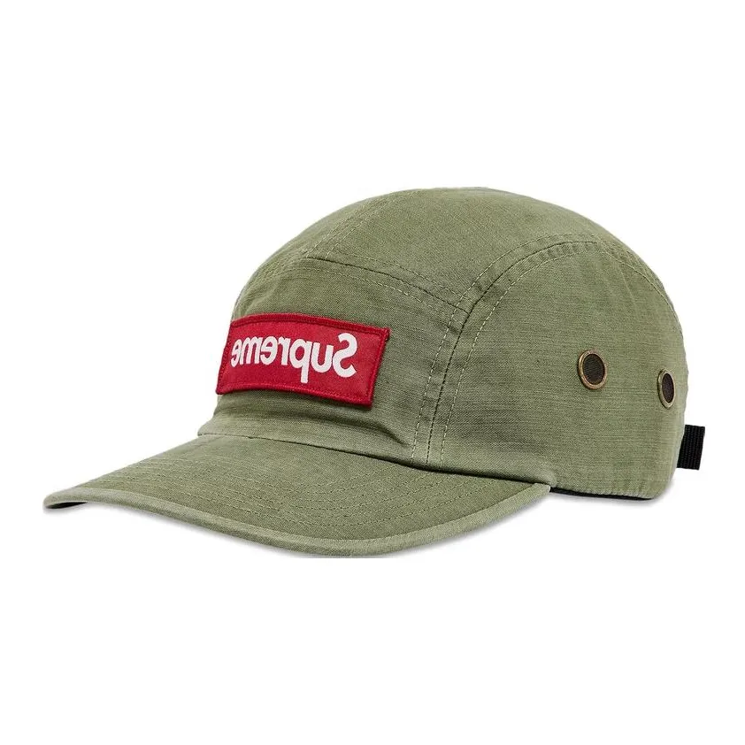 Supreme 100% Cotton Baseball Caps Unisex Olive