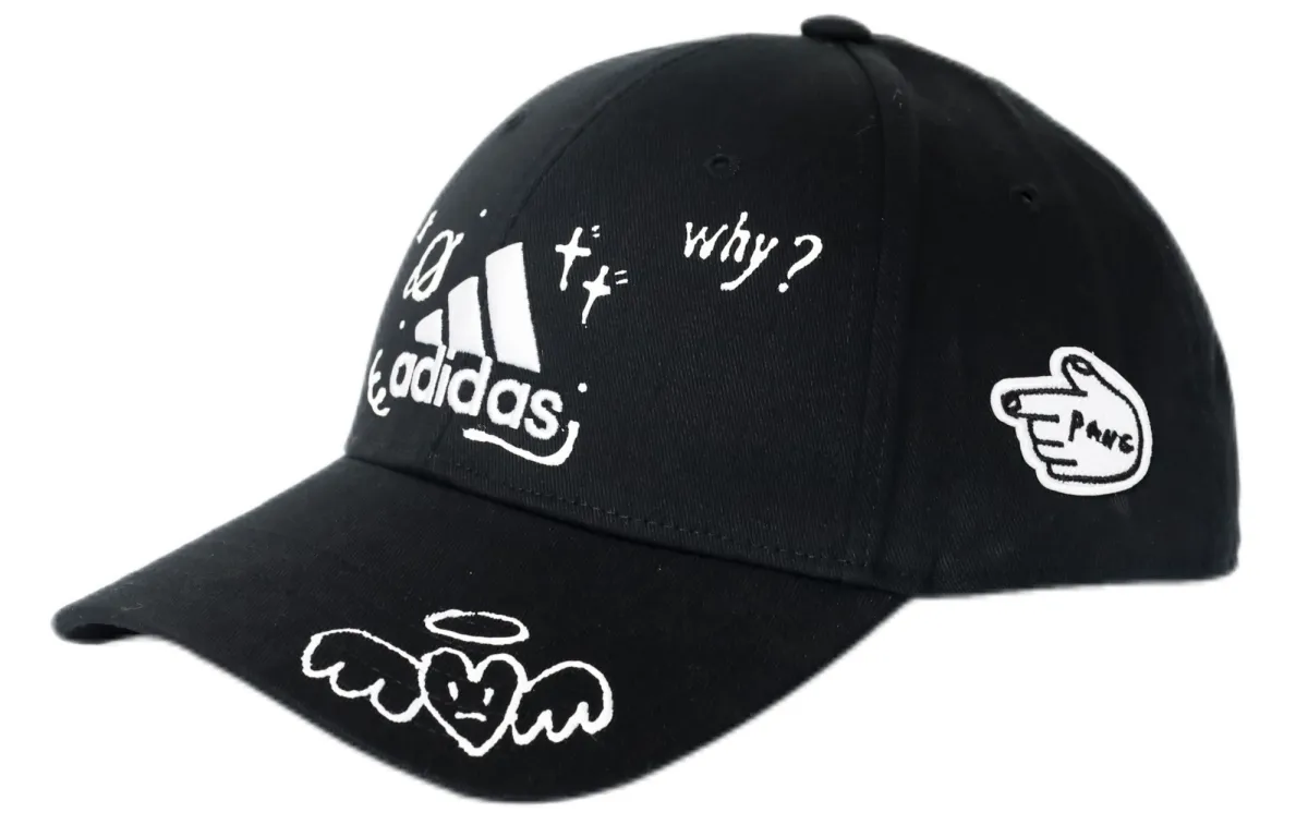 Adidas Cotton Baseball Caps Unisex Black