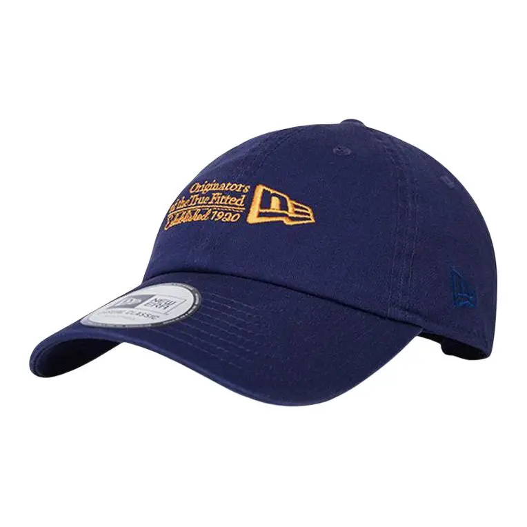 New Era Cotton Baseball Caps Unisex Navy Blue