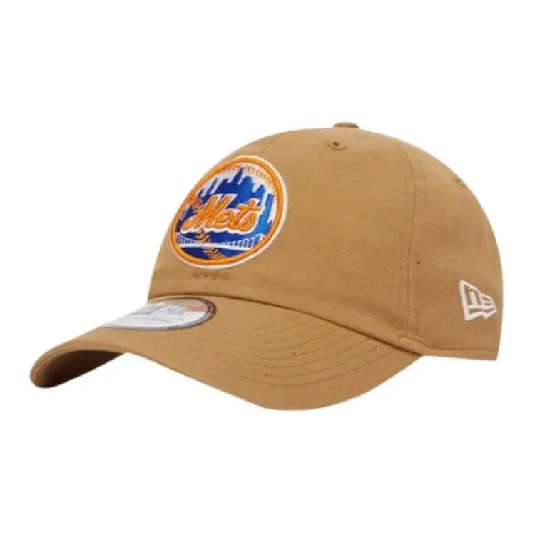 New Era Cotton Baseball Caps Unisex Khaki