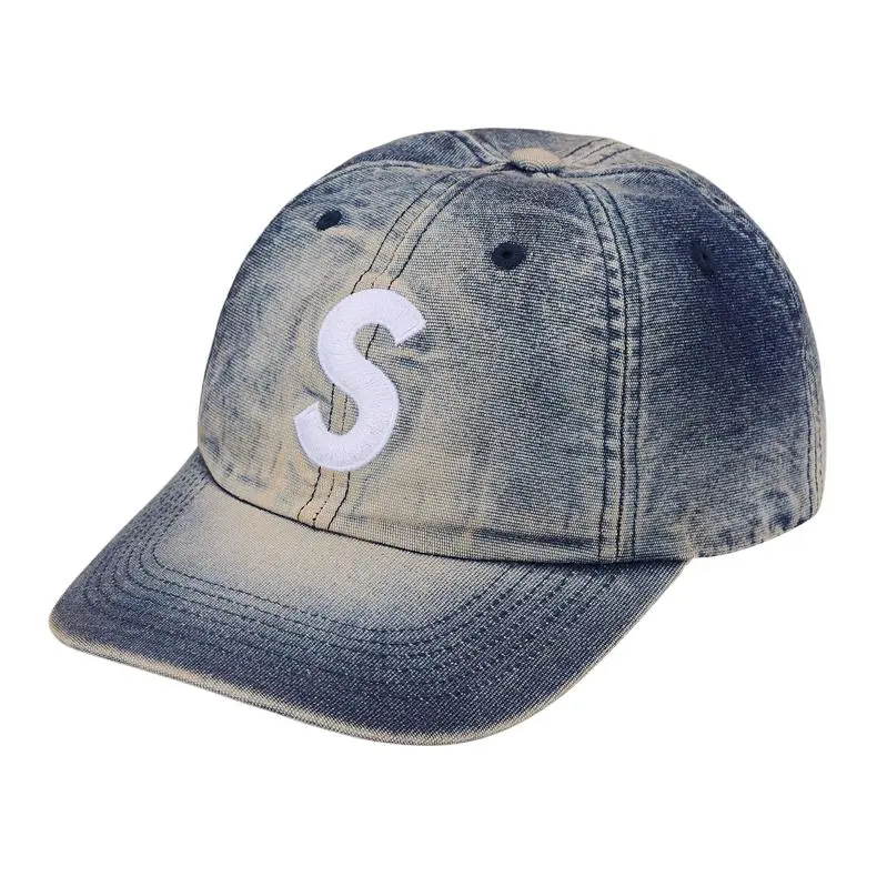 Supreme cordura denim logo-detail cap