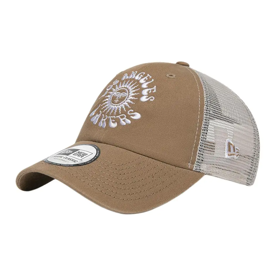 New Era Cotton, Polyester Baseball Caps Unisex Khaki