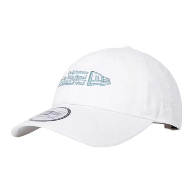 New Era Cotton Baseball Caps Unisex White