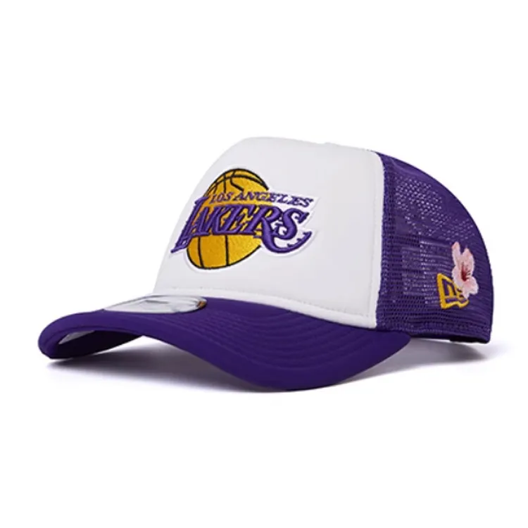 New Era Cotton Nylon Blend, Elastane, Polyester Baseball Caps Unisex Purple