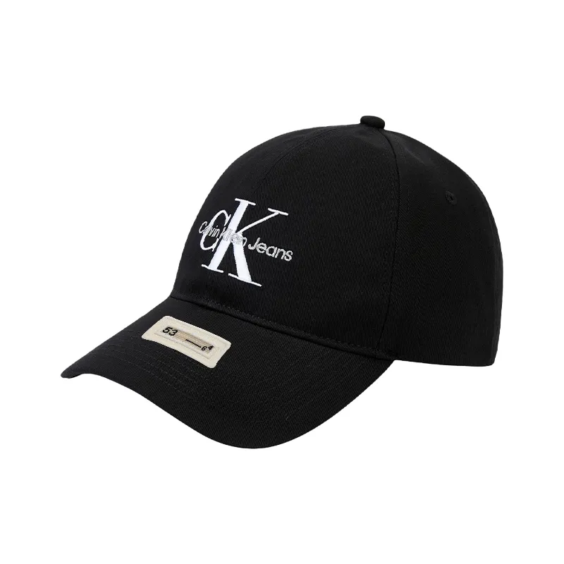 CALVIN KLEIN Cotton Baseball Caps Unisex Black