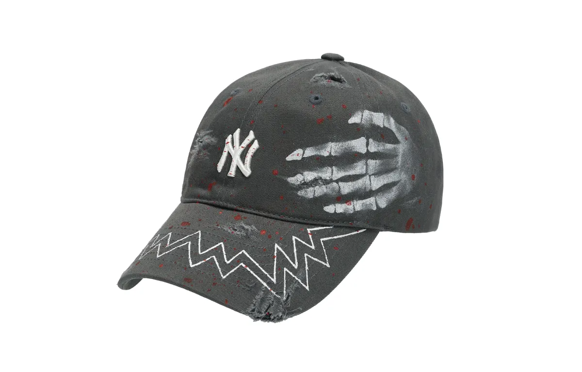 MLB Cotton Baseball Caps Unisex Dark Gray
