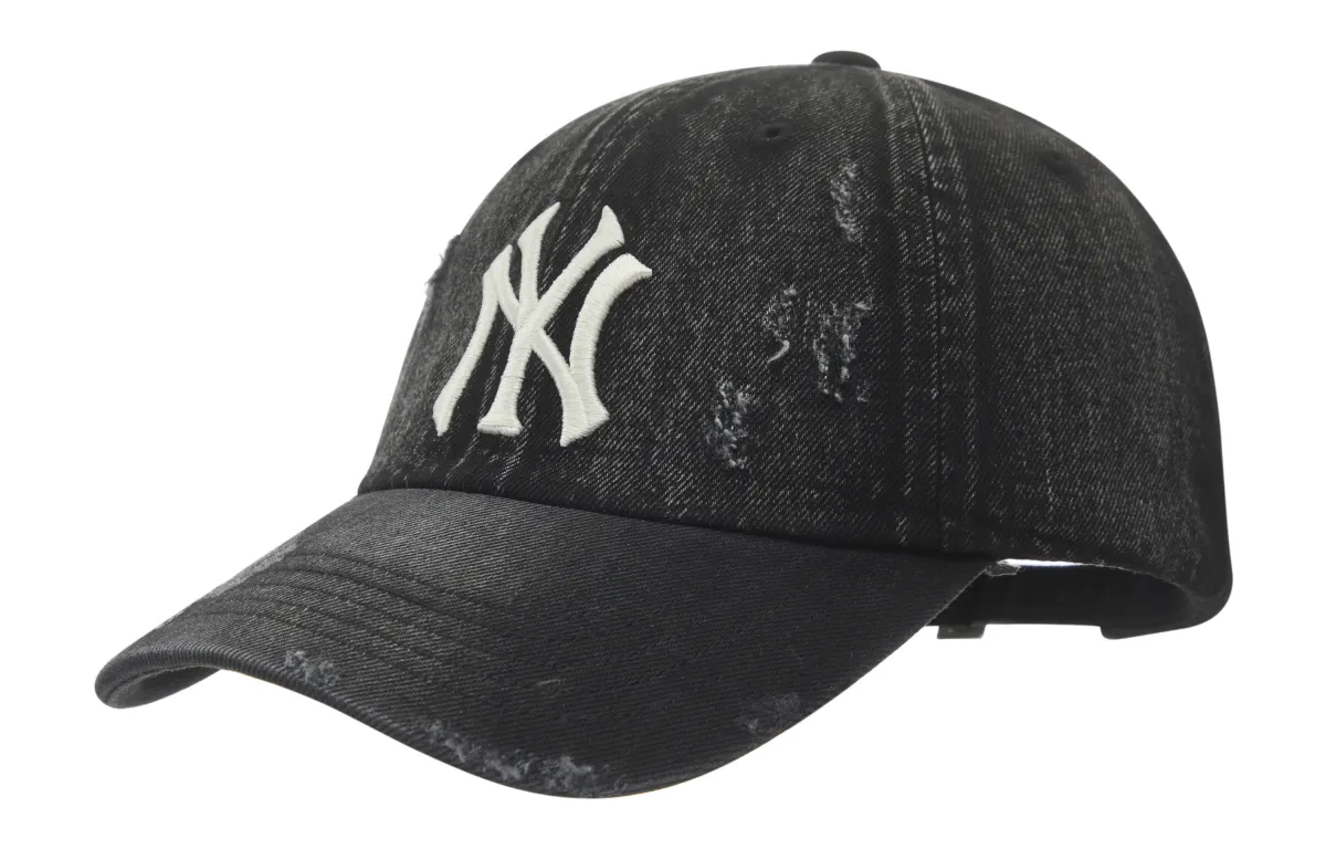 MLB New York Yankees Cotton Baseball Caps Unisex Black