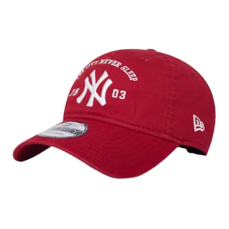 New Era Cotton Baseball Caps Unisex Red