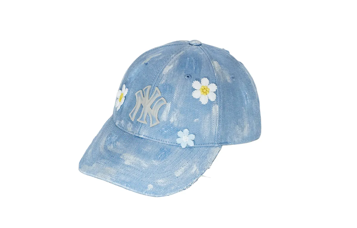 MLB Cotton Baseball Caps Unisex Blue