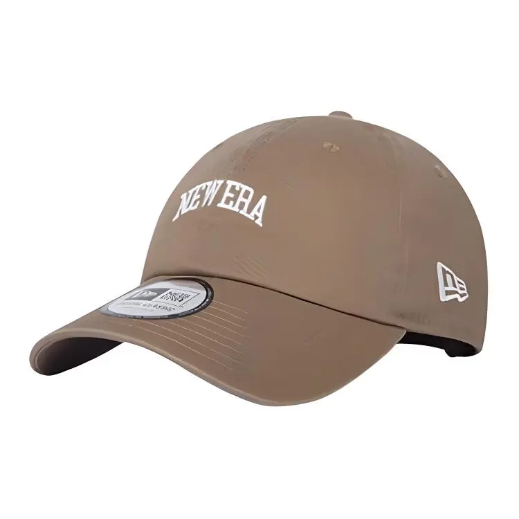 New Era Cotton Baseball Caps Unisex Khaki