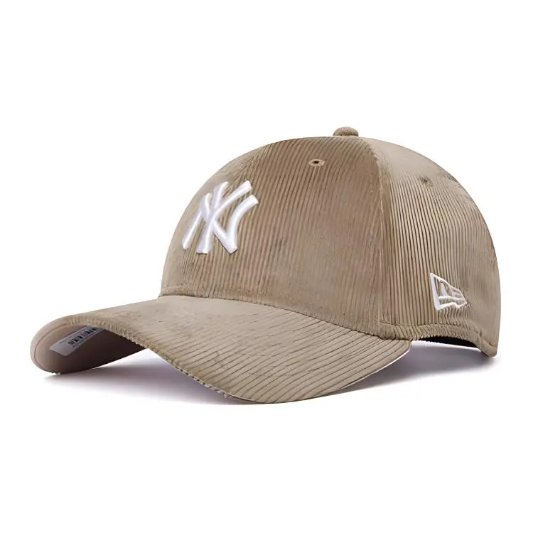 New Era Cotton Elastane Regenerated Cellulose Fiber Baseball Caps Unisex Taupe