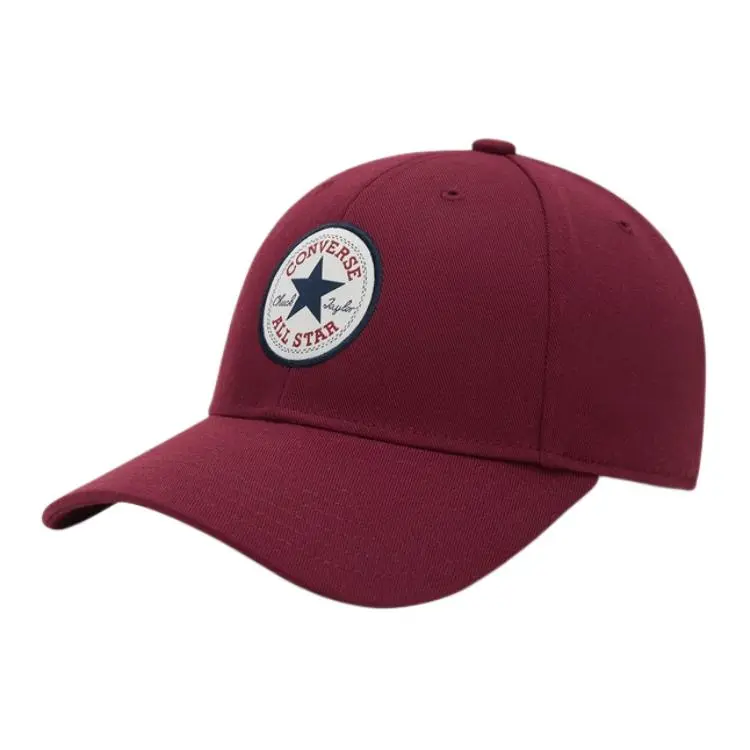 Converse Polyester Baseball Caps Unisex Burgundy